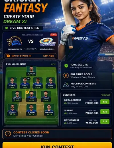 Www7700game (7700 game) fantasy cricket & matchday visual 3